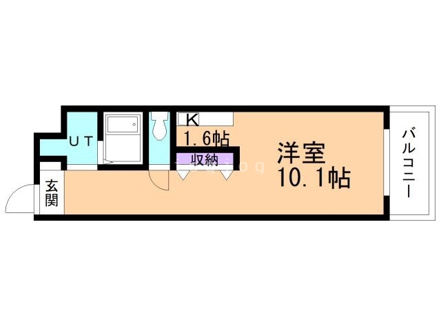 札幌市北区あいの里三条のマンションの間取り