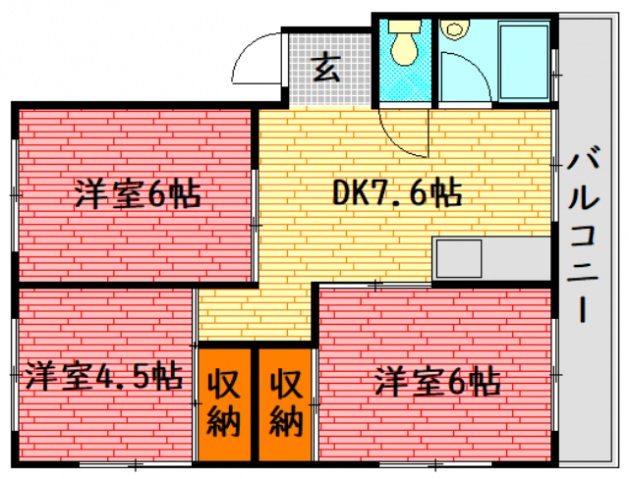 細澤マンションの間取り