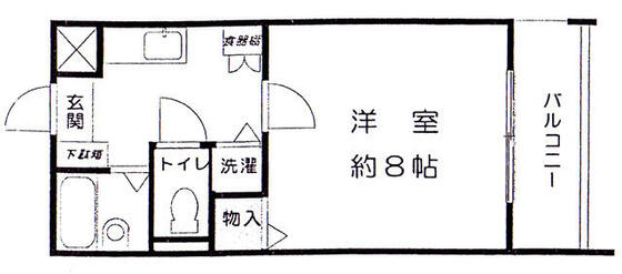 ハイメゾン緑が丘中の間取り