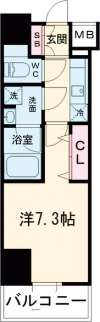 オーパスレジデンス武蔵小山の間取り