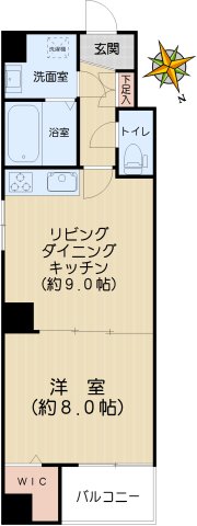 クレスト千駄木の間取り