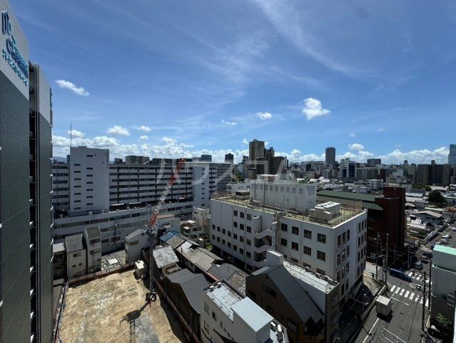 【大阪市中央区谷町のマンションの眺望】