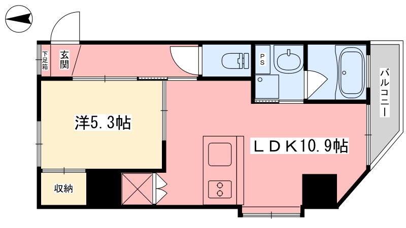 アスティオン本町の間取り