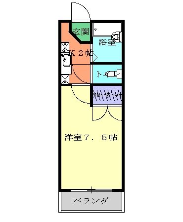 パレス中島の間取り