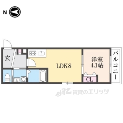 ＥＳＣＡＬＡ四條畷の間取り