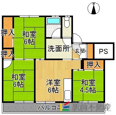 サンコーポラス柳川Iの間取り