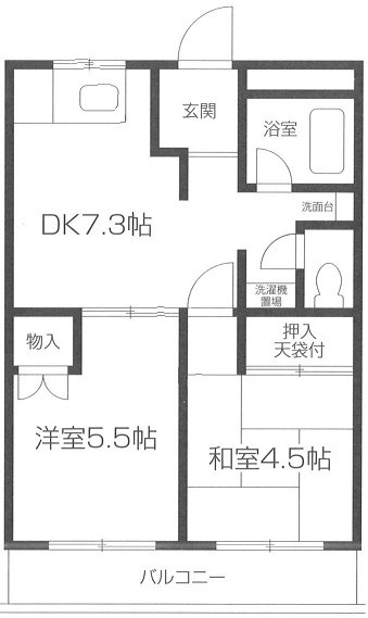 アーバンハイツ的場の間取り