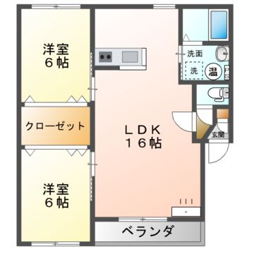 【Ｍハイツ東町８の間取り】