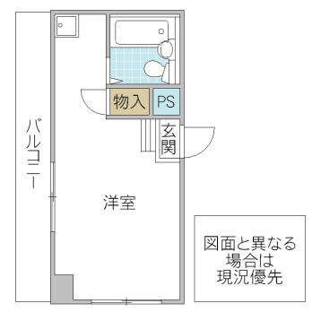 レジデンスカープ水戸の間取り