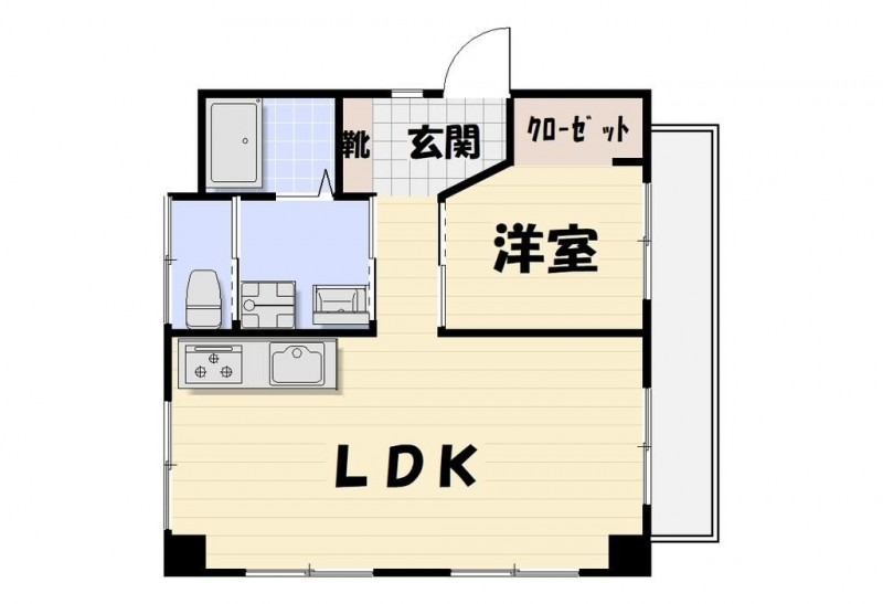 【市原市有秋台西のマンションの間取り】