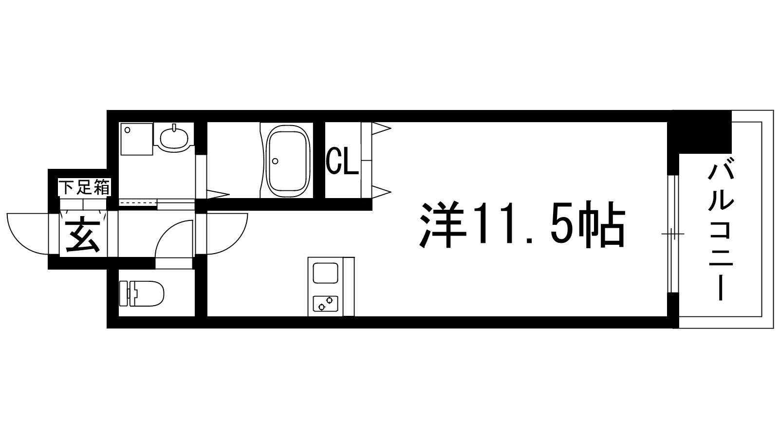 【川西市小戸のマンションの間取り】