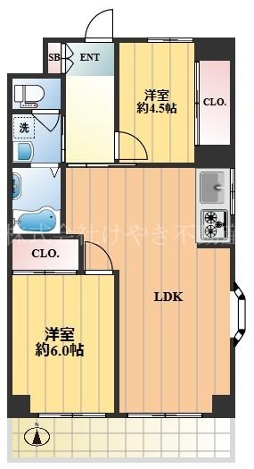 高島平ユーアイビルの間取り