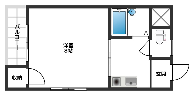 マンション一里塚の間取り