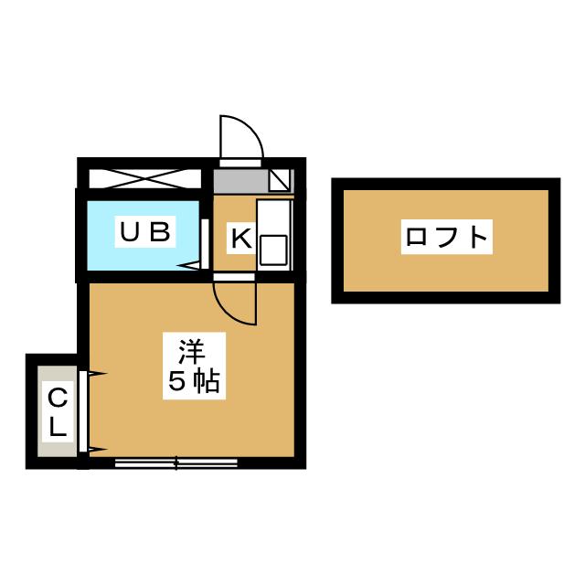 【レオパレス金沢文庫第３の間取り】