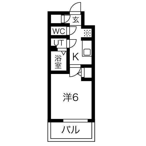 名古屋市千種区今池のマンションの間取り