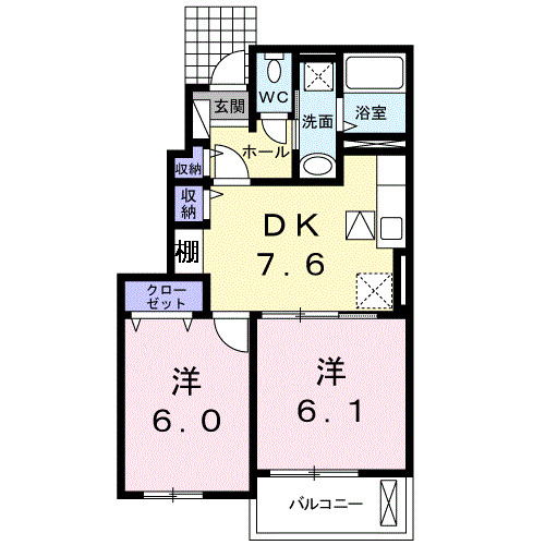 リコリスの間取り