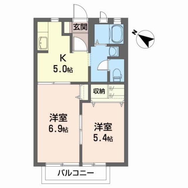 ベルハイム参番館Ａの間取り