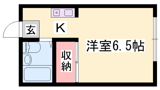 レオパレスジョイフルＭの間取り