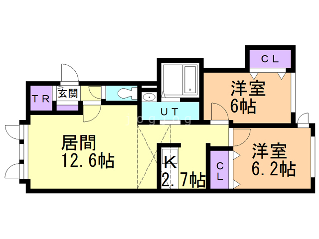 クレア豊岡の間取り