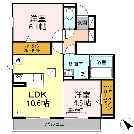 フィオーレの間取り