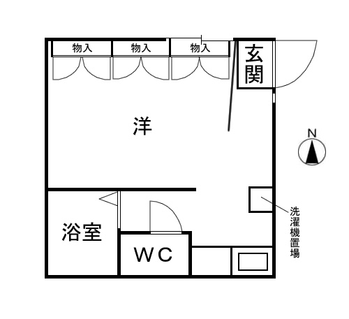 横田ビルの間取り