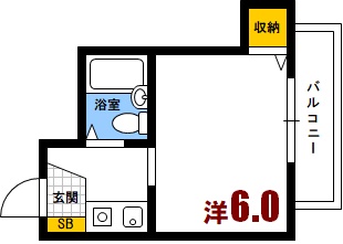 リーベ平成8-2の間取り