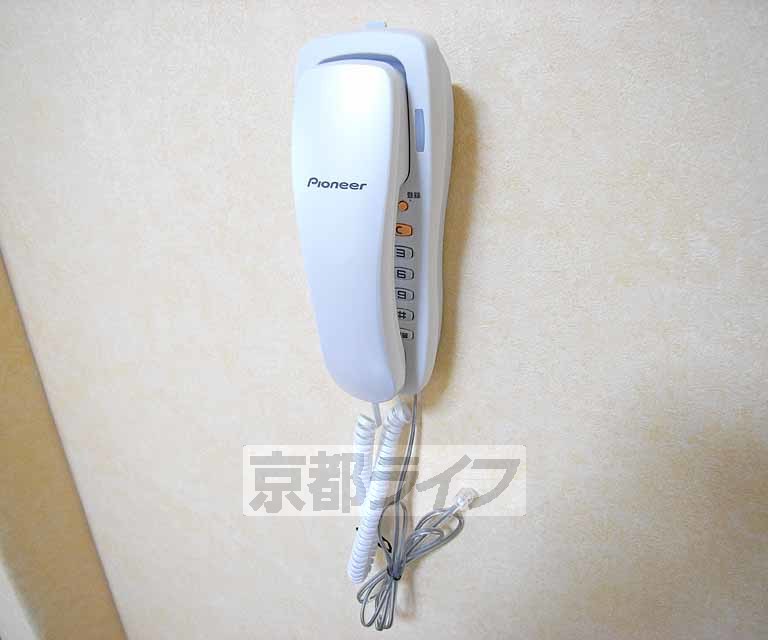 セキュリティ　来客も安心です。