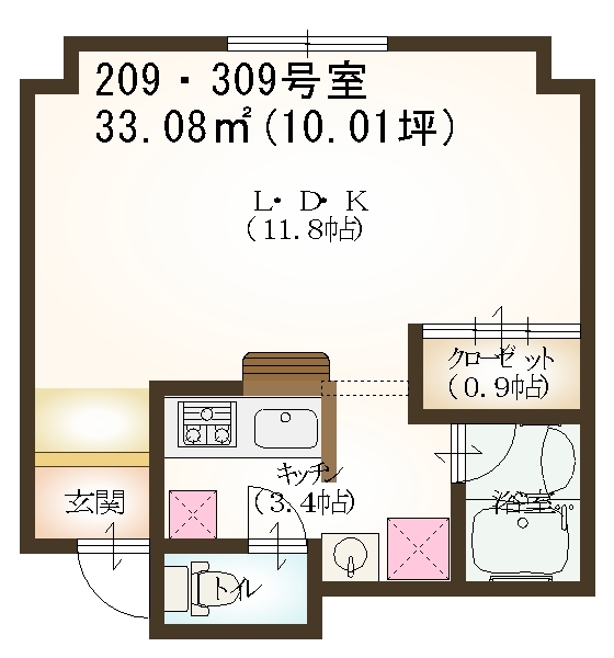 グランメール川先の間取り