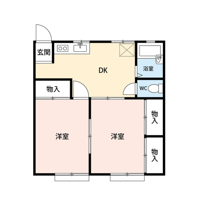 サンフラットSの間取り