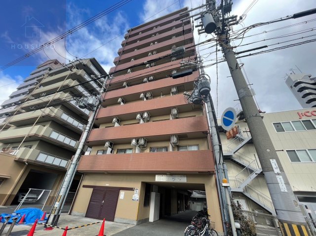 【東大阪市長田中のマンションの建物外観】