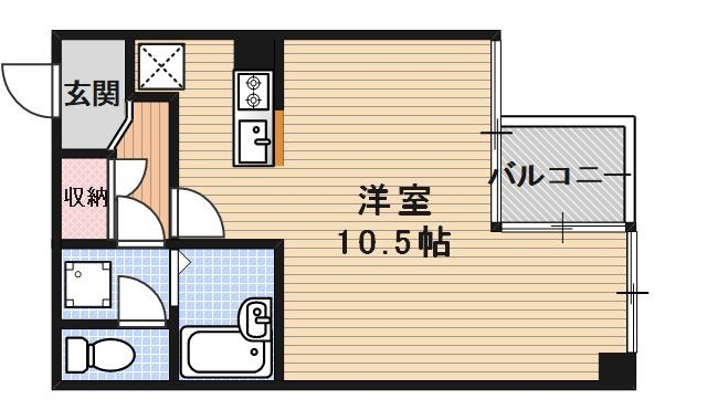 第47長栄フォルム御幸町の間取り