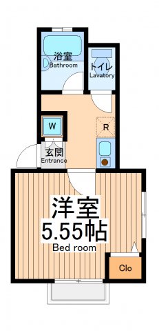 川崎市幸区南幸町のマンションの間取り