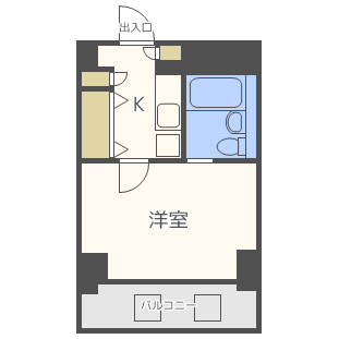 大阪市北区曾根崎のマンションの間取り