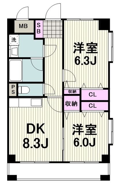 ボナールの間取り