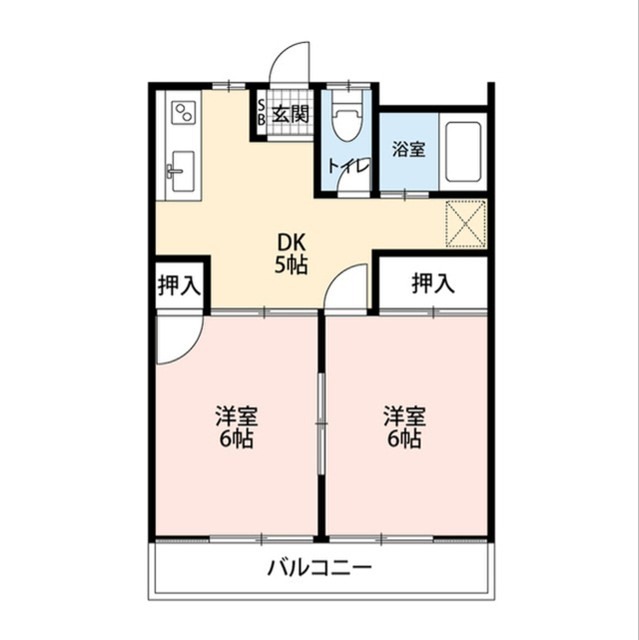 ハイム平成IIの間取り