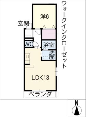 リヴァシティ旦島の間取り