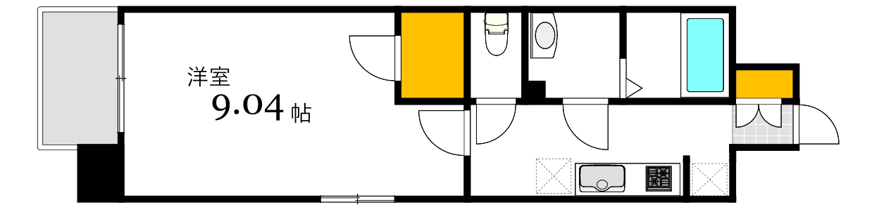 第32友建ビルの間取り