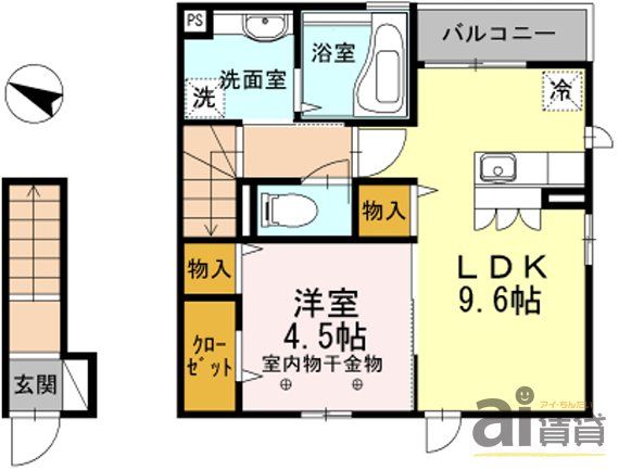 【練馬区東大泉のアパートの間取り】