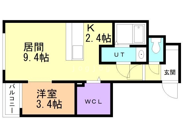 グランドゥール菊水の間取り