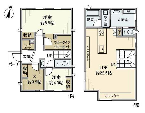 鴨子ヶ原3丁目戸建の間取り