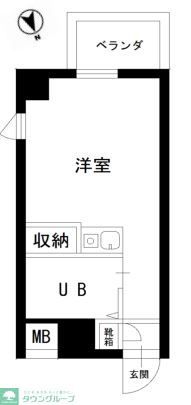 横浜市都筑区仲町台のマンションの間取り