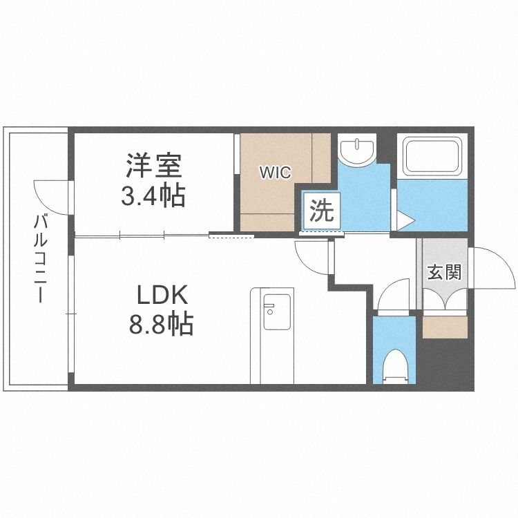 春日市千歳町のマンションの間取り