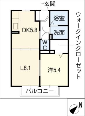 リーベンハイム　Ｂ棟の間取り