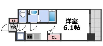 アドバンス大阪城北フィエルテの間取り