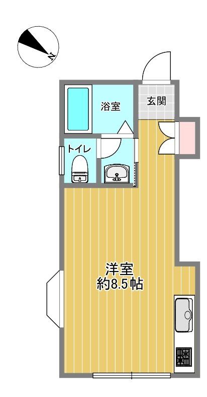 アリス桐生南第2の間取り