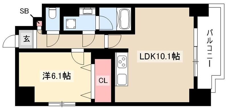 エスペランサ浄心の間取り