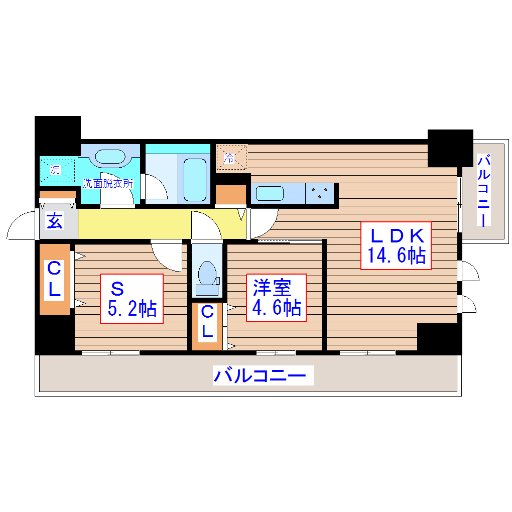 グレイスコート・アイエスの間取り