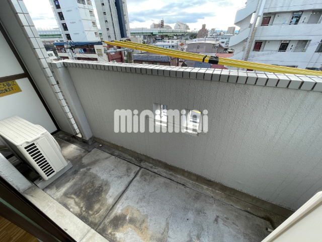 バルコニー　見晴らしのいいベランダです