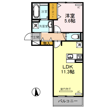 サンティエの間取り