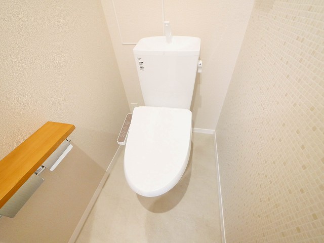 トイレ　ゆったりとした空間のトイレです